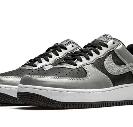 Nike Sko Air Force 1 Low Sølv Snake (2021)